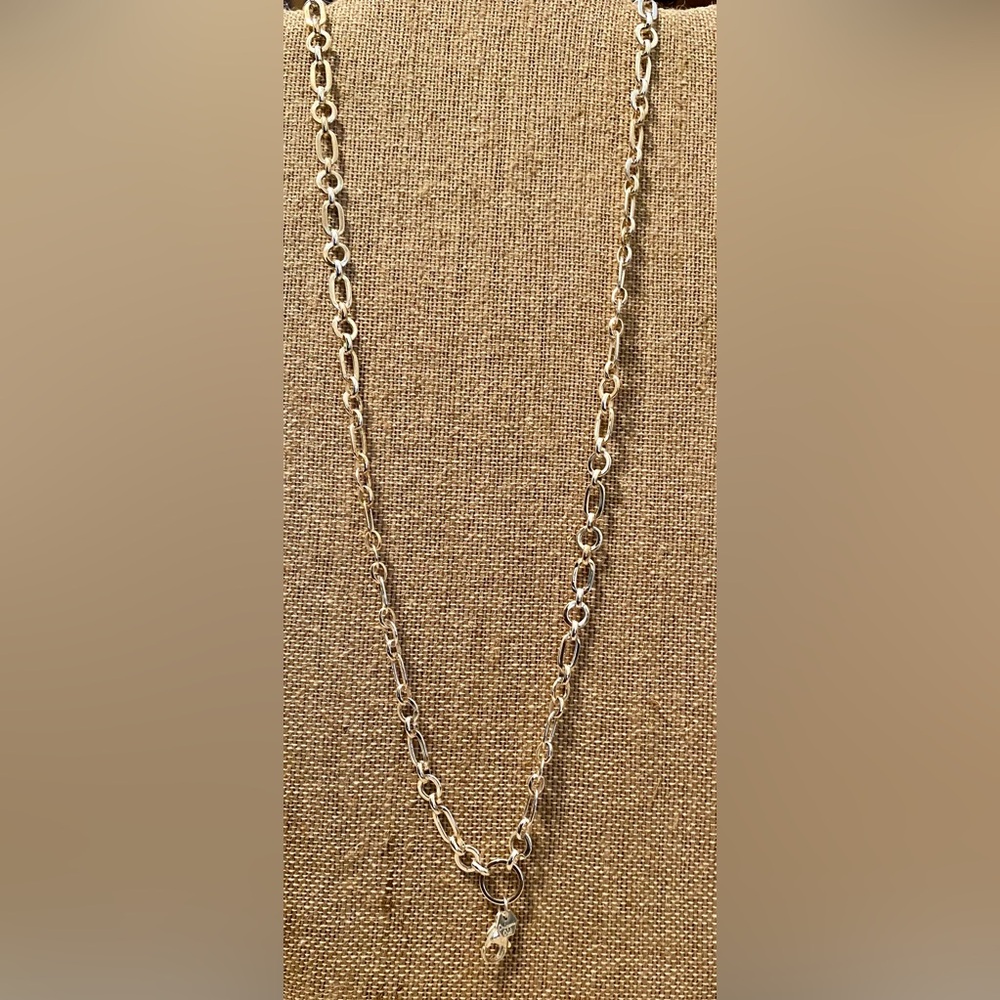 New Origami Owl Deco Custom Chain Silver 32" for Origami Owl Living Lockets - Picture 2 of 2
